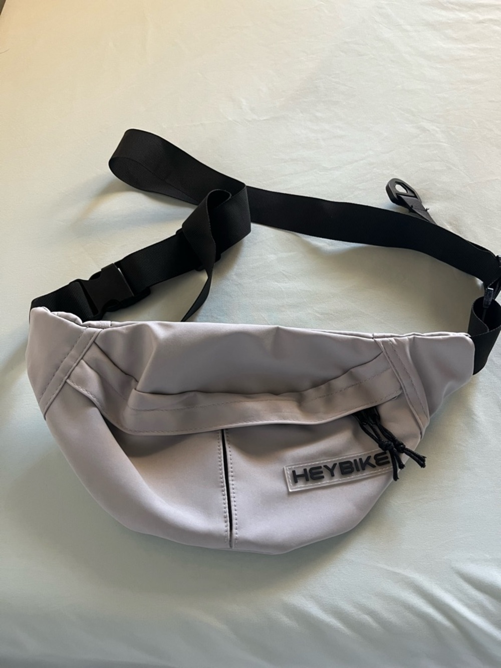 Grey Crossbody Waist Bag